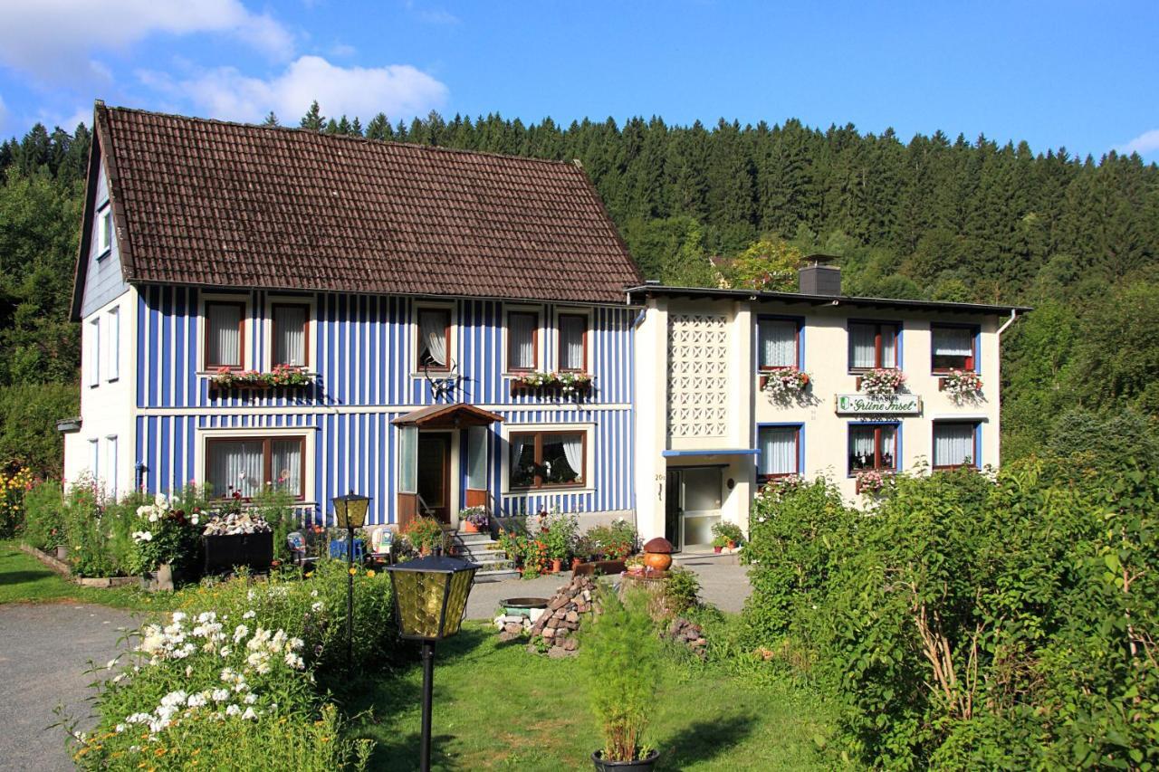 Haus Gruene Insel - Ferienwohnungen อัลเทอเนา ภายนอก รูปภาพ
